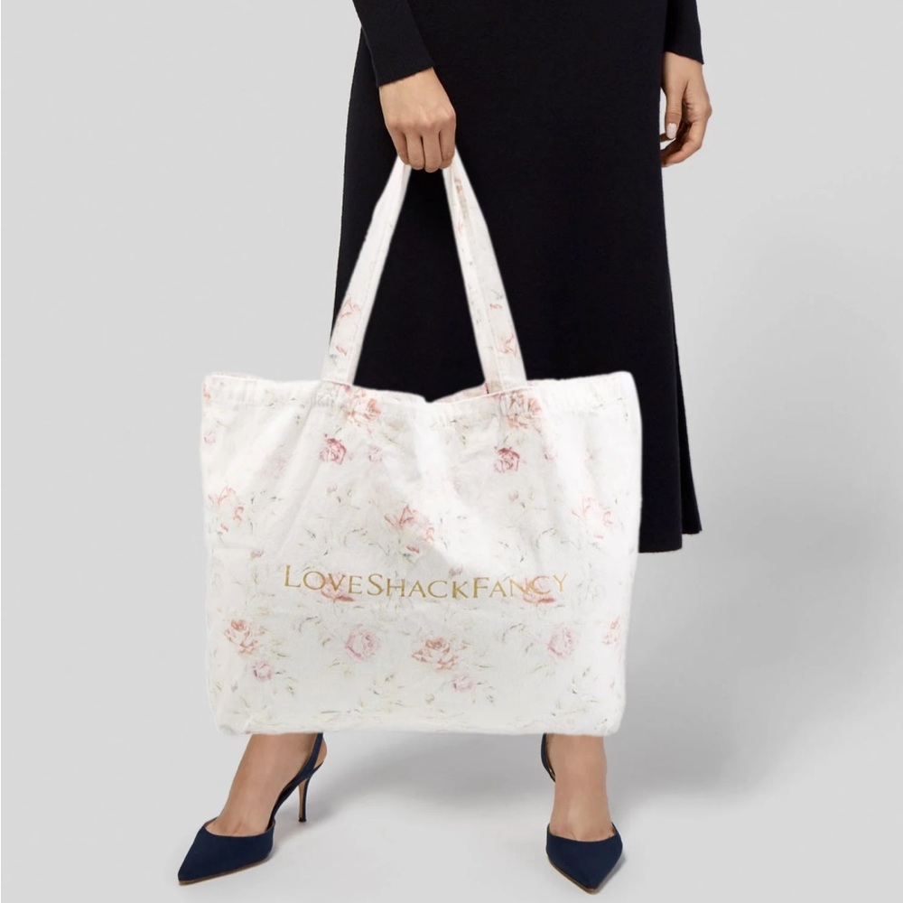 LOVESHACKFANCY Large Tote Bag